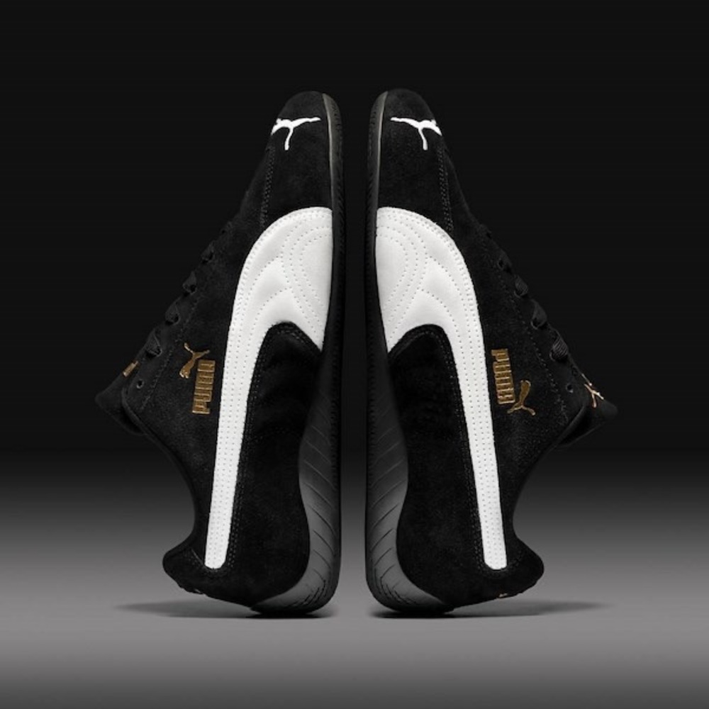 Brand new men’s Puma Black and White Speedcat OG’s